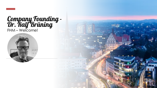 Company Founding - Dr. Ralf Brüning